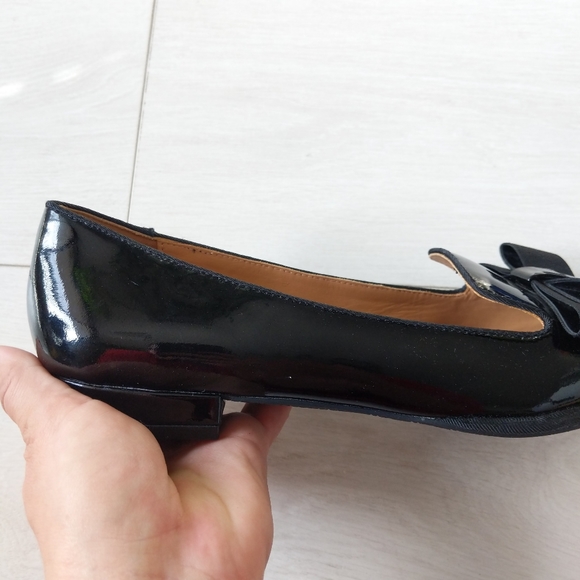 NWOT Badgley Mischka Patent Leather Bow Loafers - Picture 11 of 11